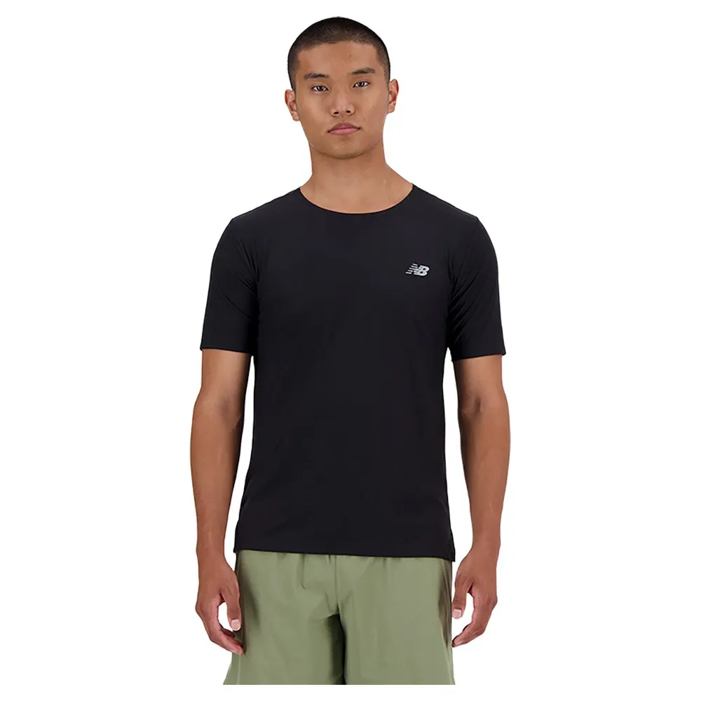 New Balance Athletics Jacquard T-shirt Med Korta ärmar male