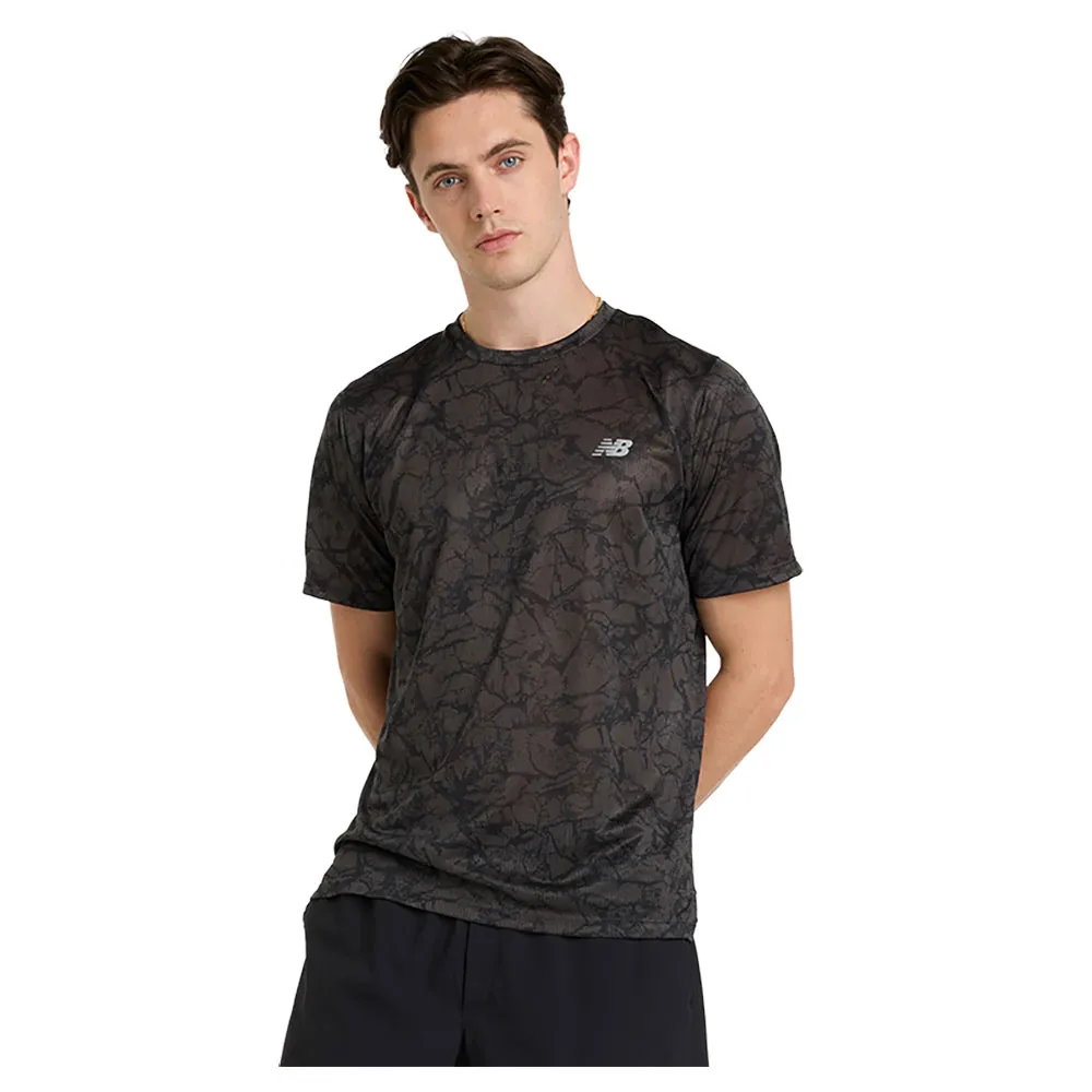 New Balance Athletics Printed T-shirt Med Korta ärmar male