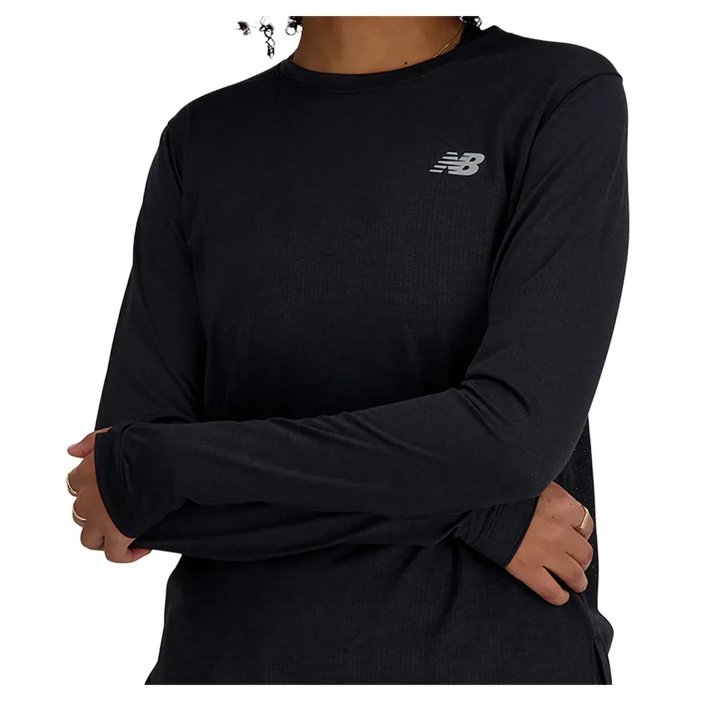 New Balance Athletics T-shirt Med Lång ärm female
