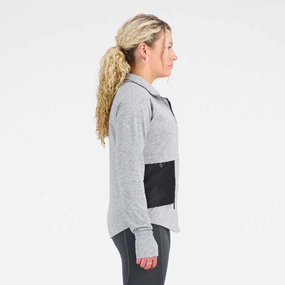 New Balance Impact At Spinnex Tröja Med Halv Dragkedja female