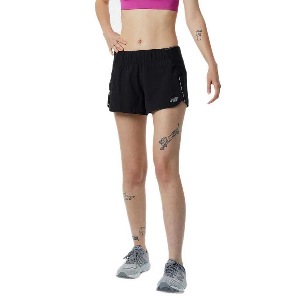 New Balance Impact Run 3´´ Shorts female, Black
