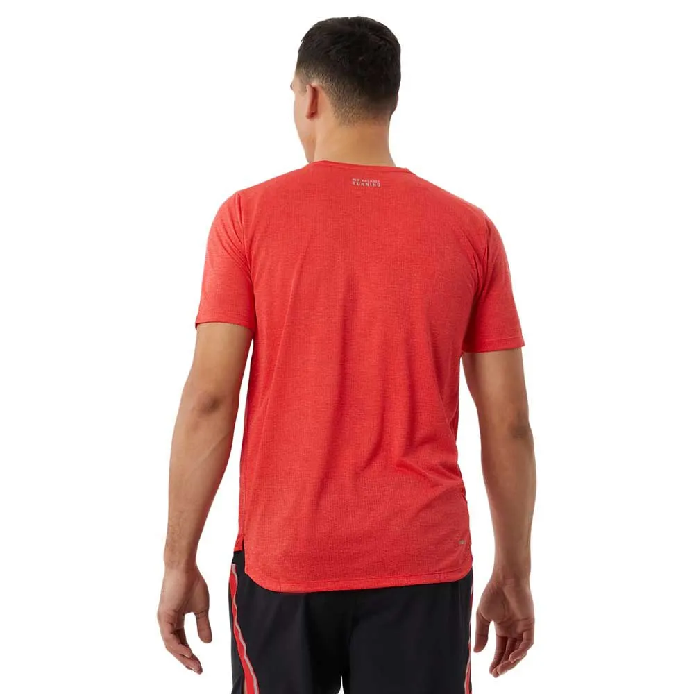 New Balance Impact T-shirt Med Korta ärmar male, True red heather