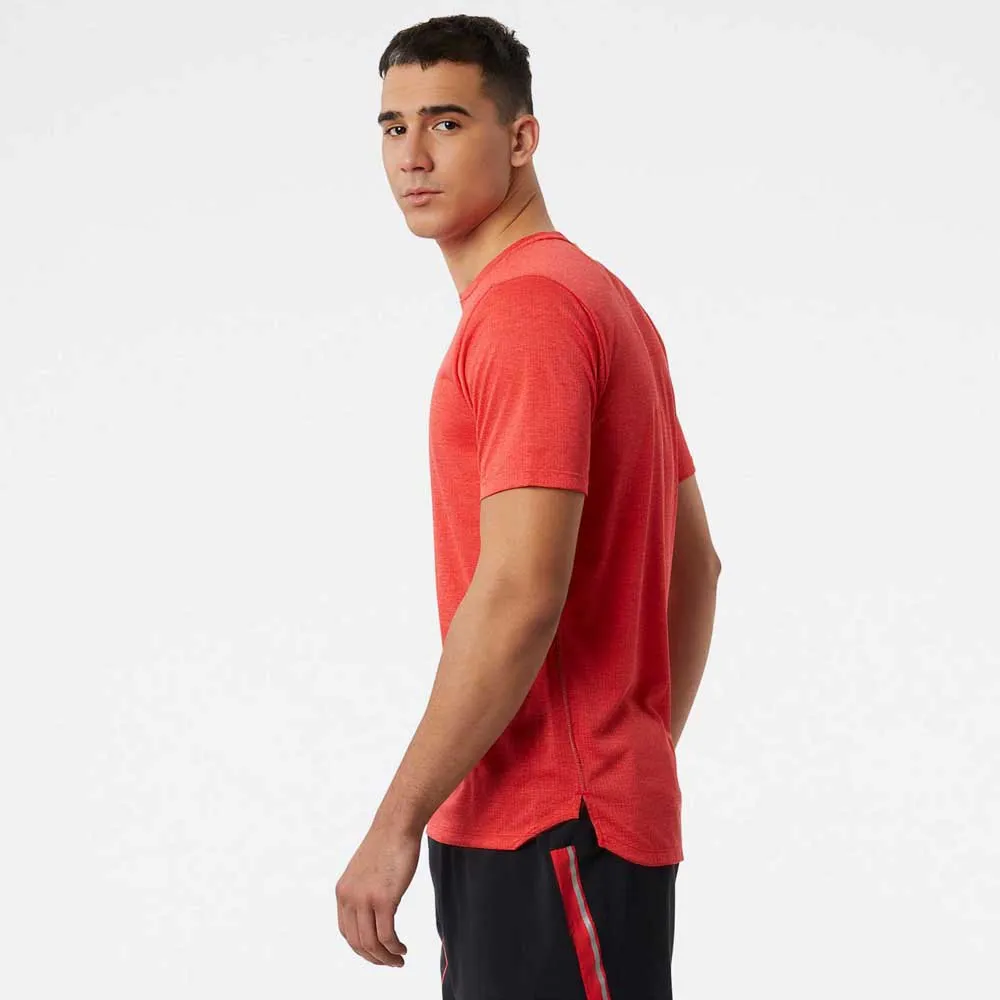 New Balance Impact T-shirt Med Korta ärmar male, True red heather