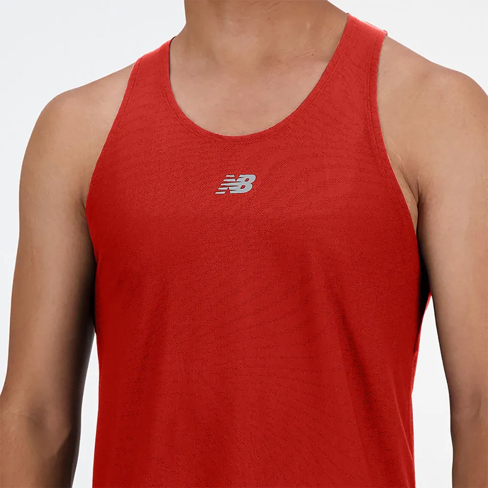 New Balance Jacquard ärmlös T-shirt male