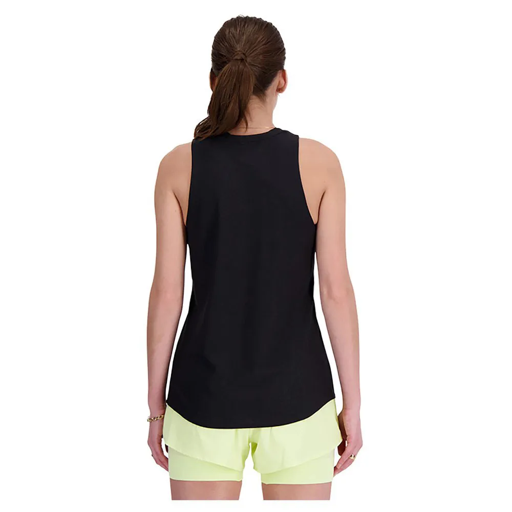 New Balance Jacquard Slim ärmlös T-shirt female