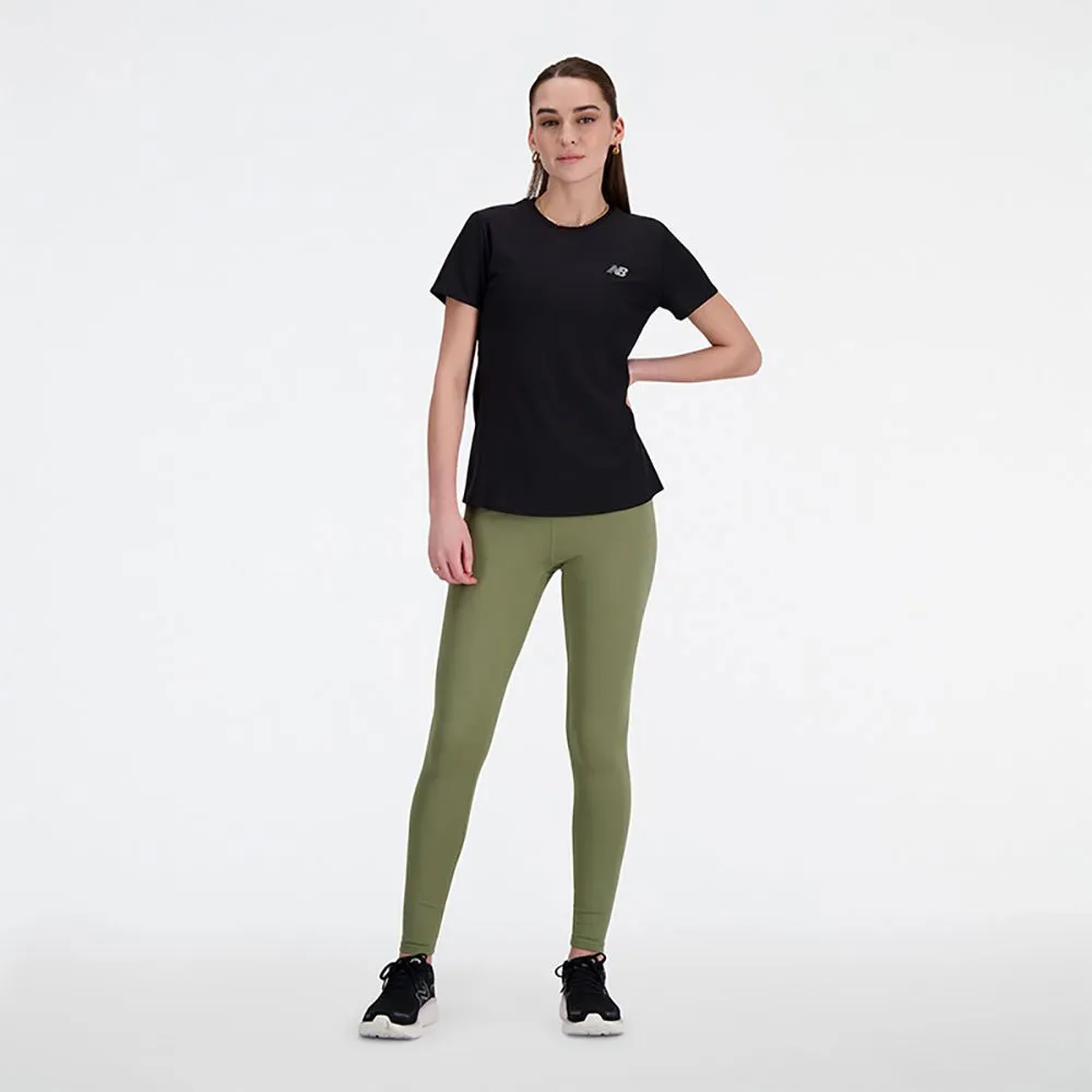 New Balance Jacquard Slim T-shirt Med Korta ärmar female