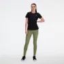 New Balance Jacquard Slim T-shirt Med Korta ärmar female