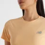 New Balance Jacquard Slim T-shirt Med Korta ärmar female