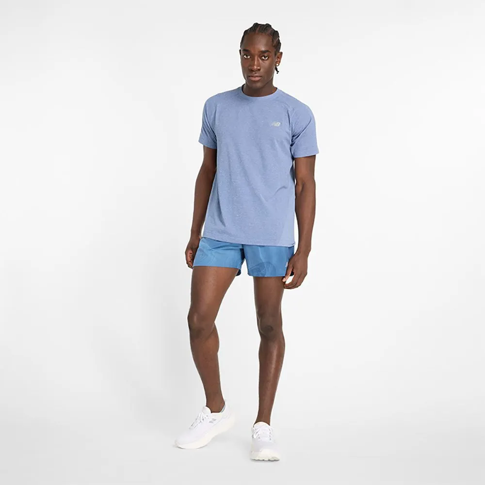 New Balance Mt41080 T-shirt Med Korta ärmar male