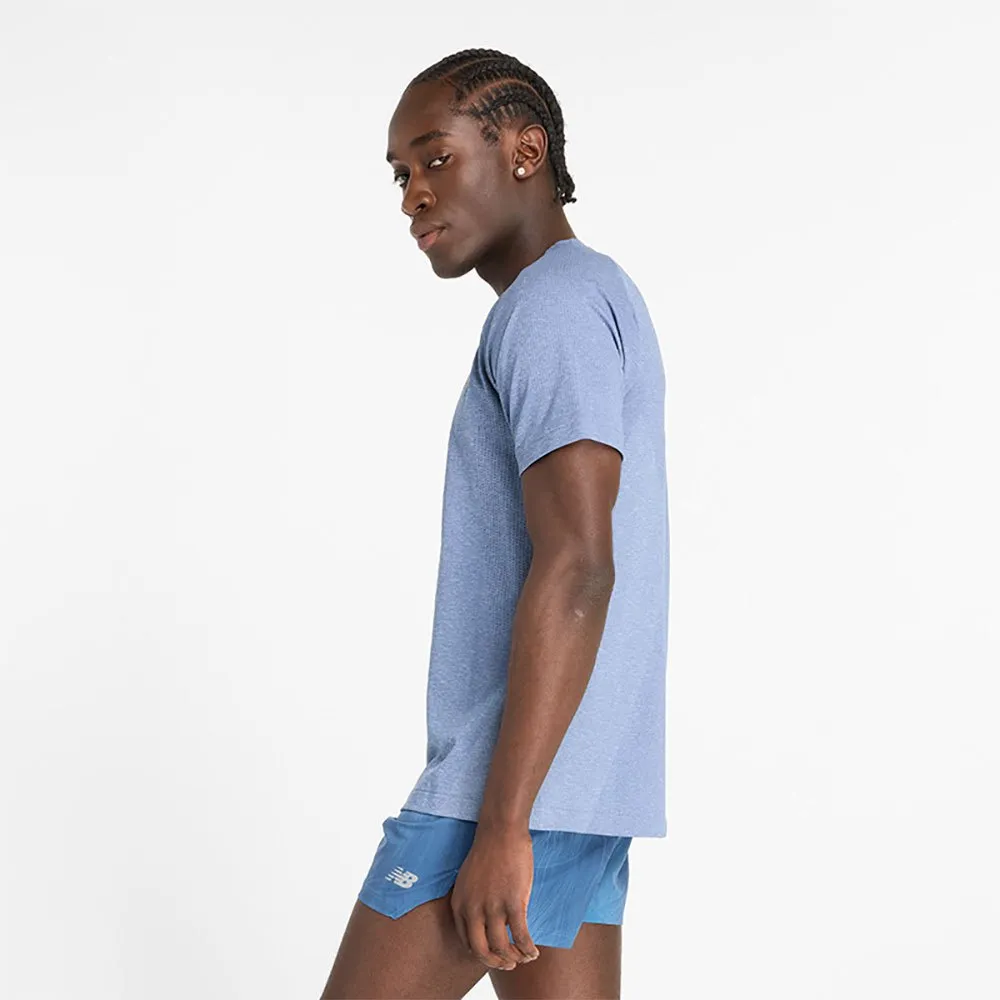 New Balance Mt41080 T-shirt Med Korta ärmar male