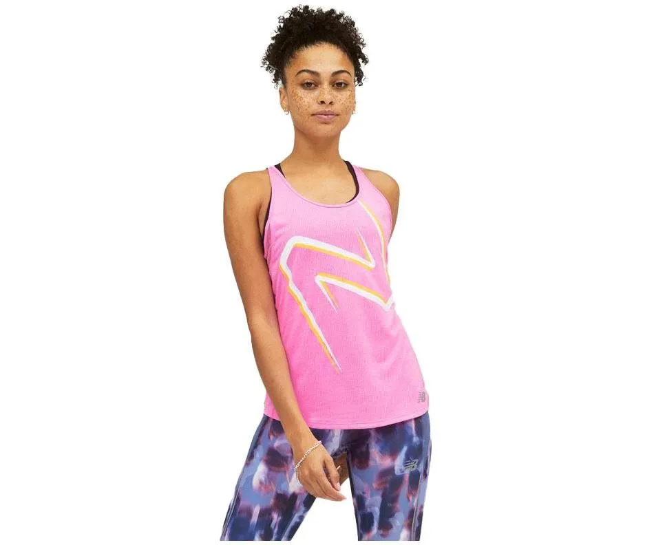 New Balance Printed Impact Run Tank Women, Mixed/vph New Balance Printed Impact Run Tank Women, Mixed/vph