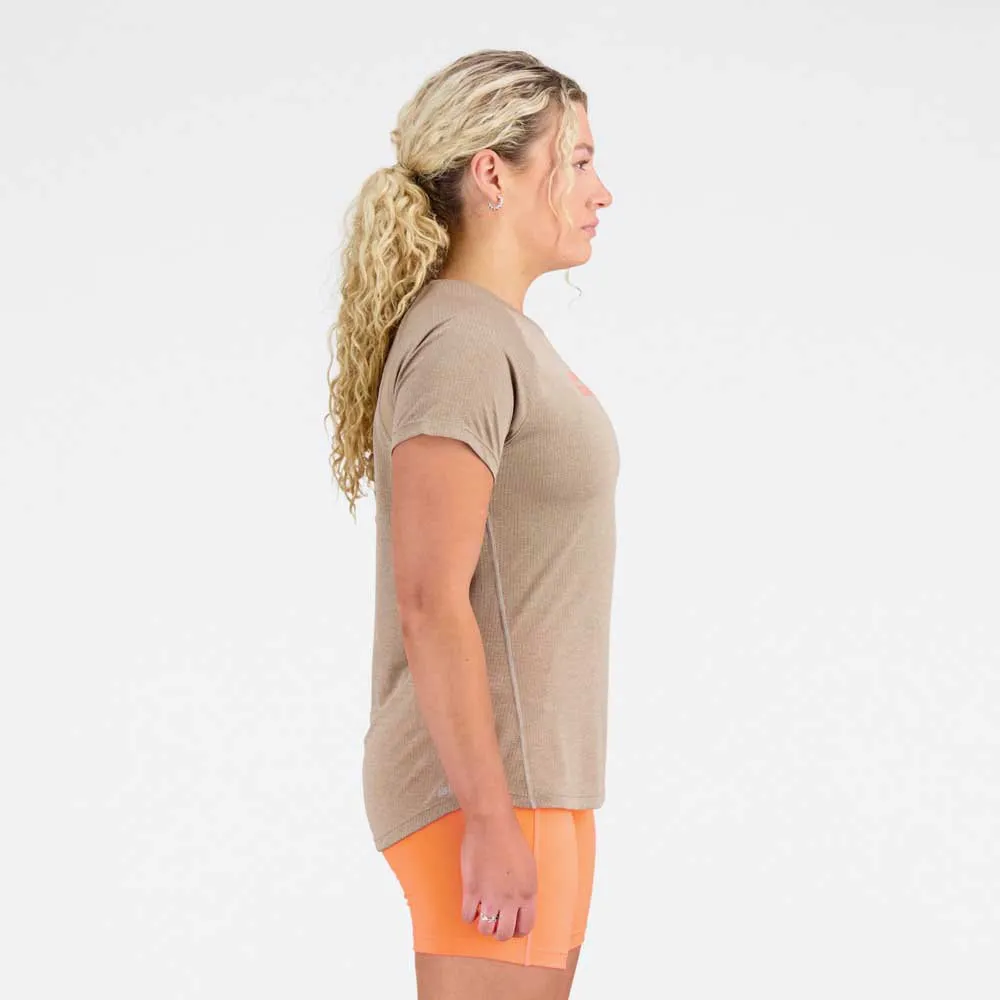 New Balance Printed Impact T-shirt Med Korta ärmar female