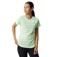 New Balance Q Speed Jacquard T-shirt Med Korta ärmar female New Balance Q Speed Jacquard T-shirt Med Korta ärmar female