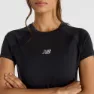 New Balance Seasonal Jacquard T-shirt Med Korta ärmar female