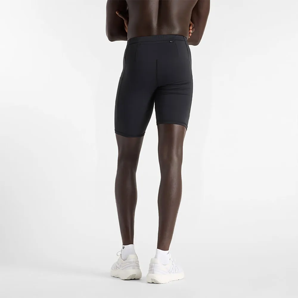 New Balance Sleek Pocket 9´´ Korta Leggings male, Black 001