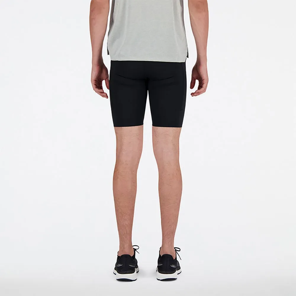 New Balance Sleek Pocket Half 9´´ Korta Leggings male New Balance Sleek Pocket Half 9´´ Korta Leggings male