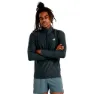 New Balance Space Dye Halv Dragkedja Långärmad T-shirt male