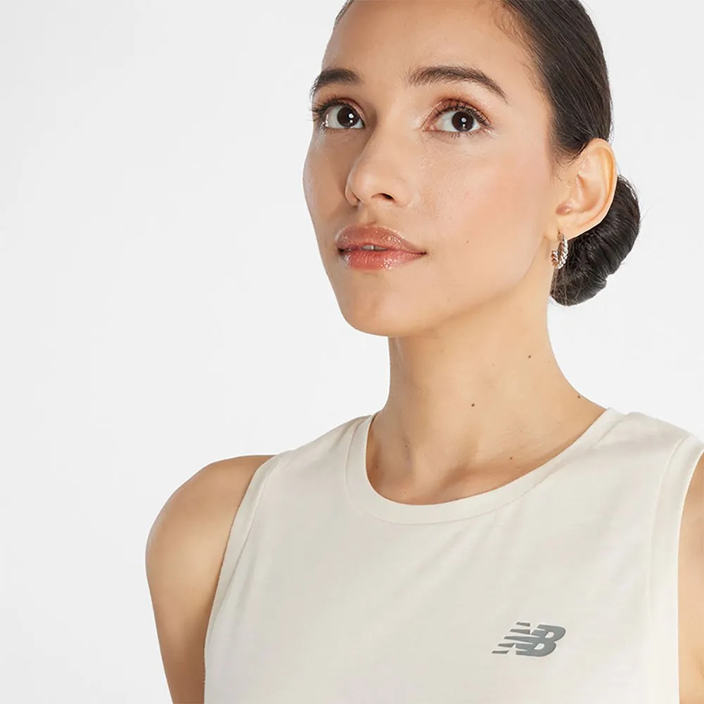 New Balance Sport Essentials Heathertech ärmlös T-shirt female New Balance Sport Essentials Heathertech ärmlös T-shirt female