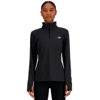 New Balance Sport Essentials Space Dye Halv Dragkedja Långärmad T-shirt female New Balance Sport Essentials Space Dye Halv Dragkedja Långärmad T-shirt female