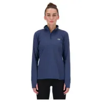 New Balance Sport Essentials Space Dye Halv Dragkedja Långärmad T-shirt female