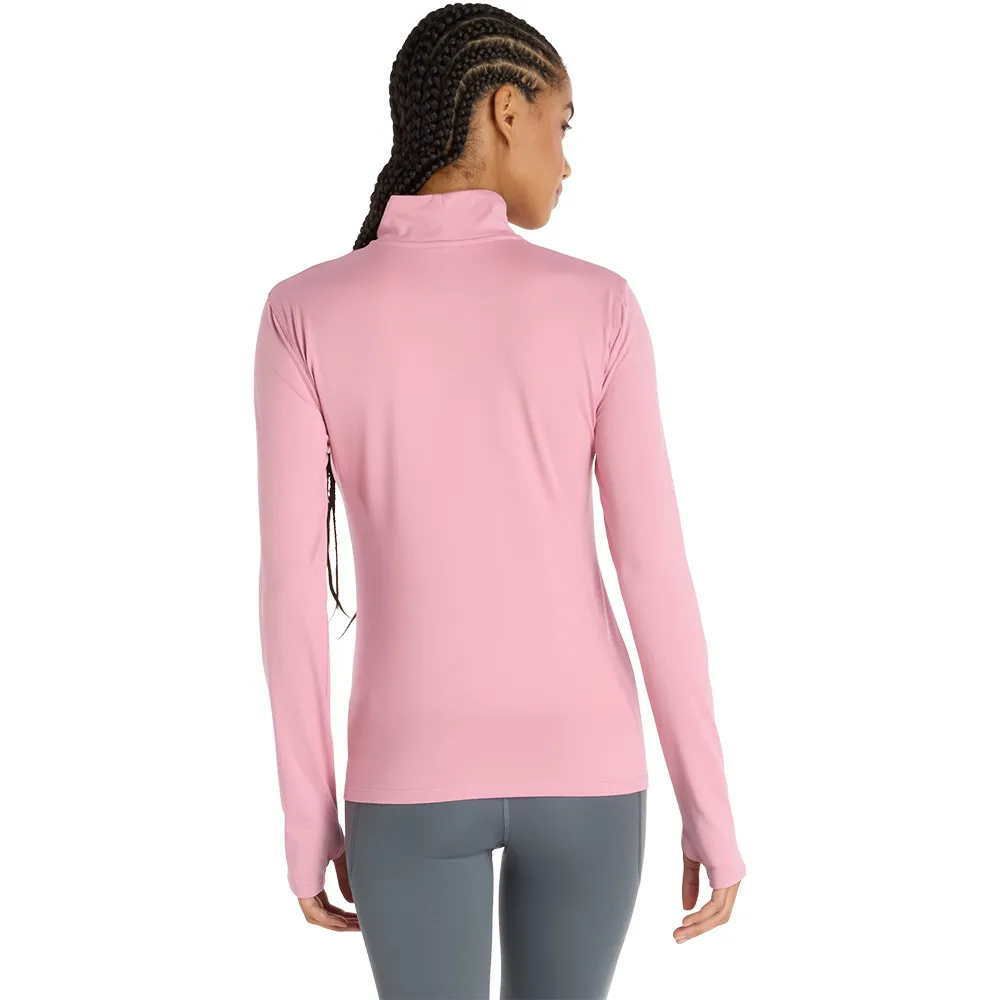 New Balance Sport Essentials Space Dye Halv Dragkedja Långärmad T-shirt female