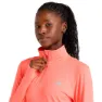 New Balance Sport Essentials Space Dye Halv Dragkedja Långärmad T-shirt female