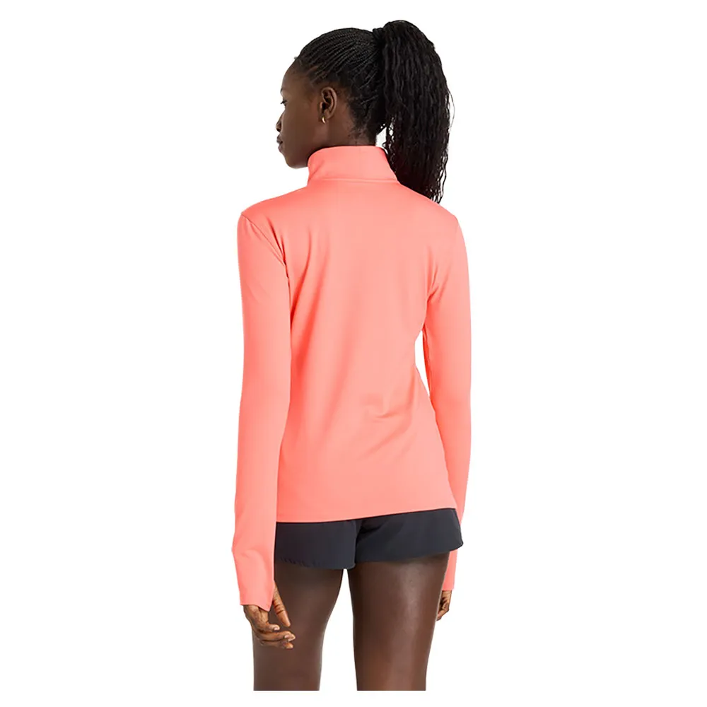 New Balance Sport Essentials Space Dye T-shirt Med Lång ärm female, Drift red 686