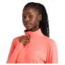 New Balance Sport Essentials Space Dye T-shirt Med Lång ärm female, Drift red 686