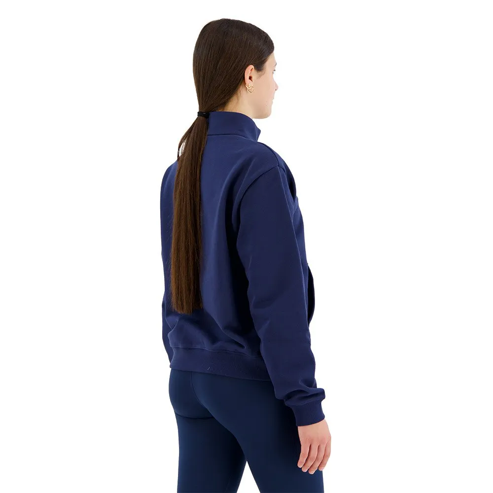 New Balance Sportswear´s Greatest Hits Halv Dragkedja Långärmad T-shirt female, Nb navy