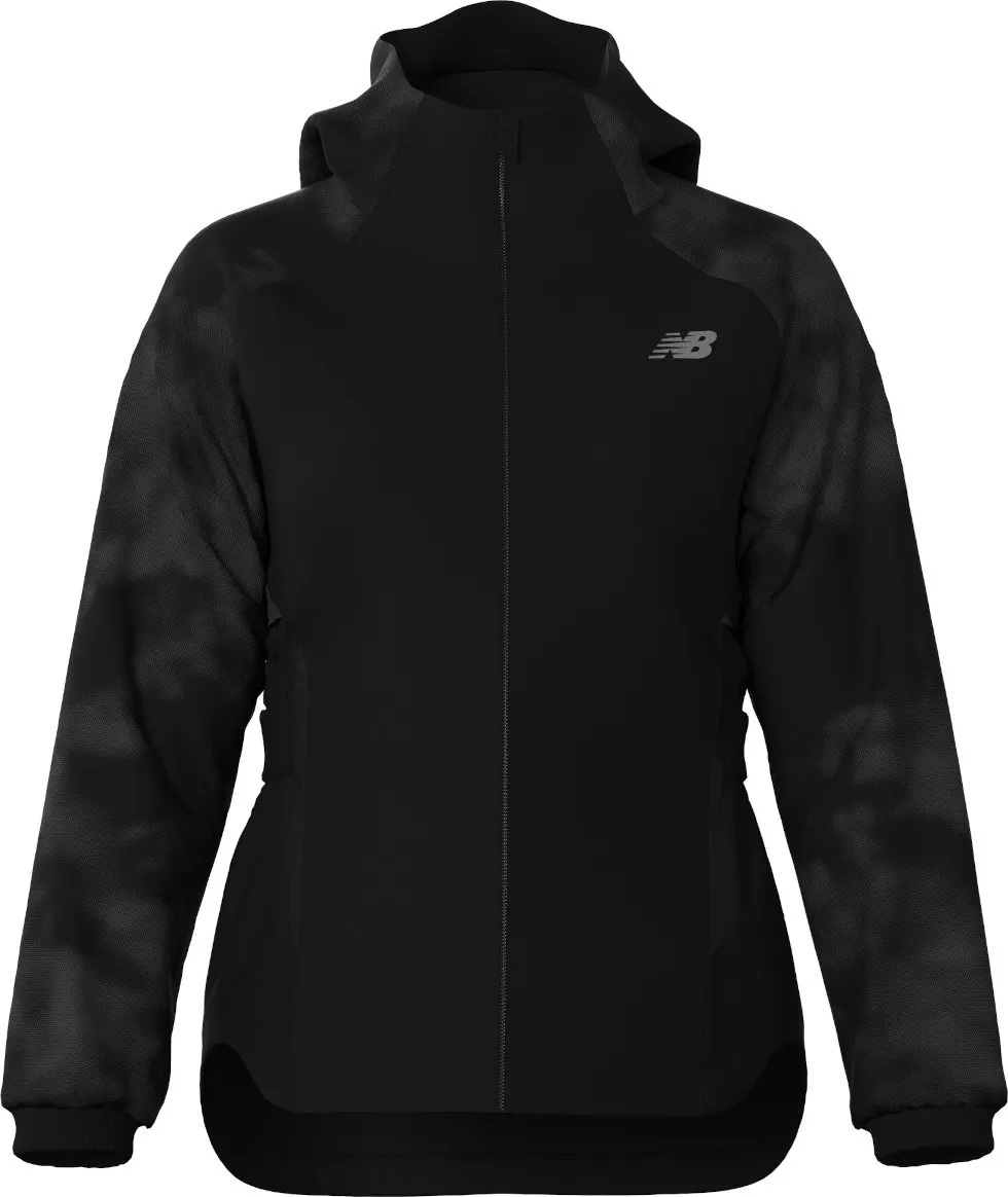 New Balance Women's Reflective Woven Jacket, Blacktop