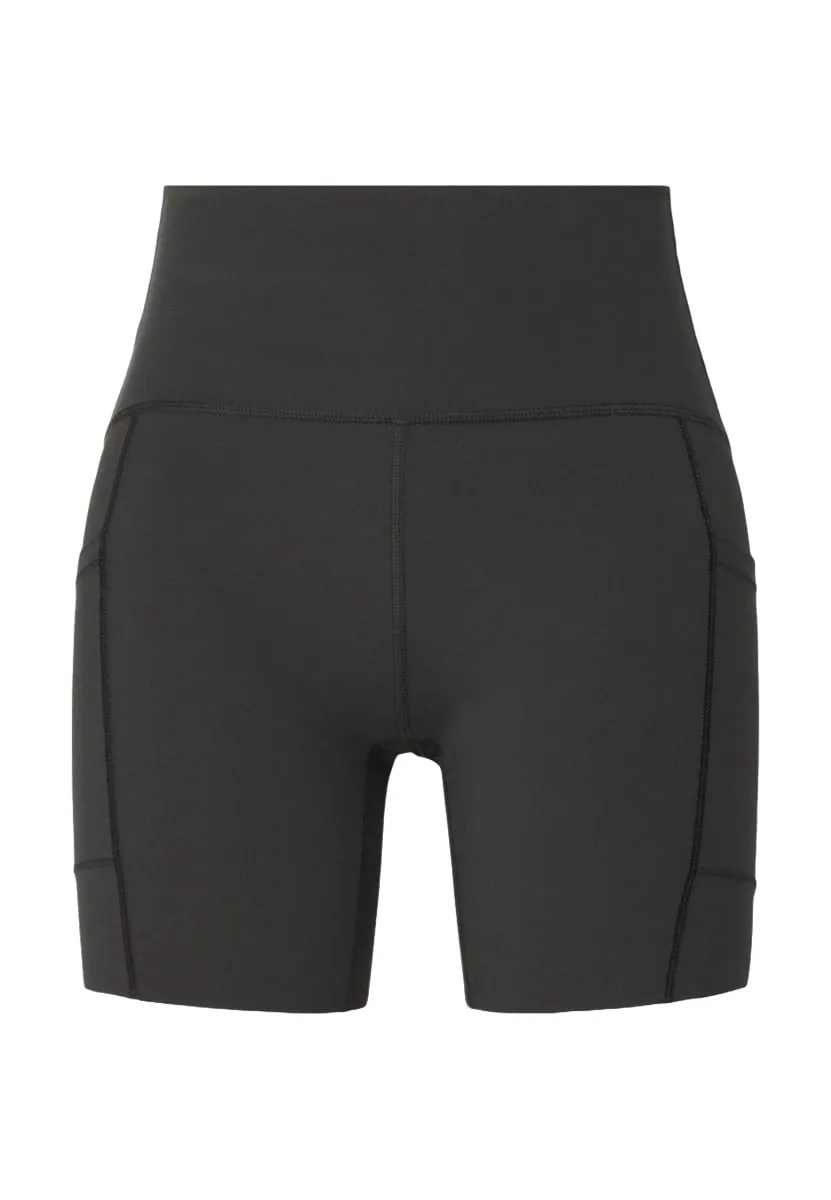 New Balance Women's Sleek Pocket High Rise Short, Black
