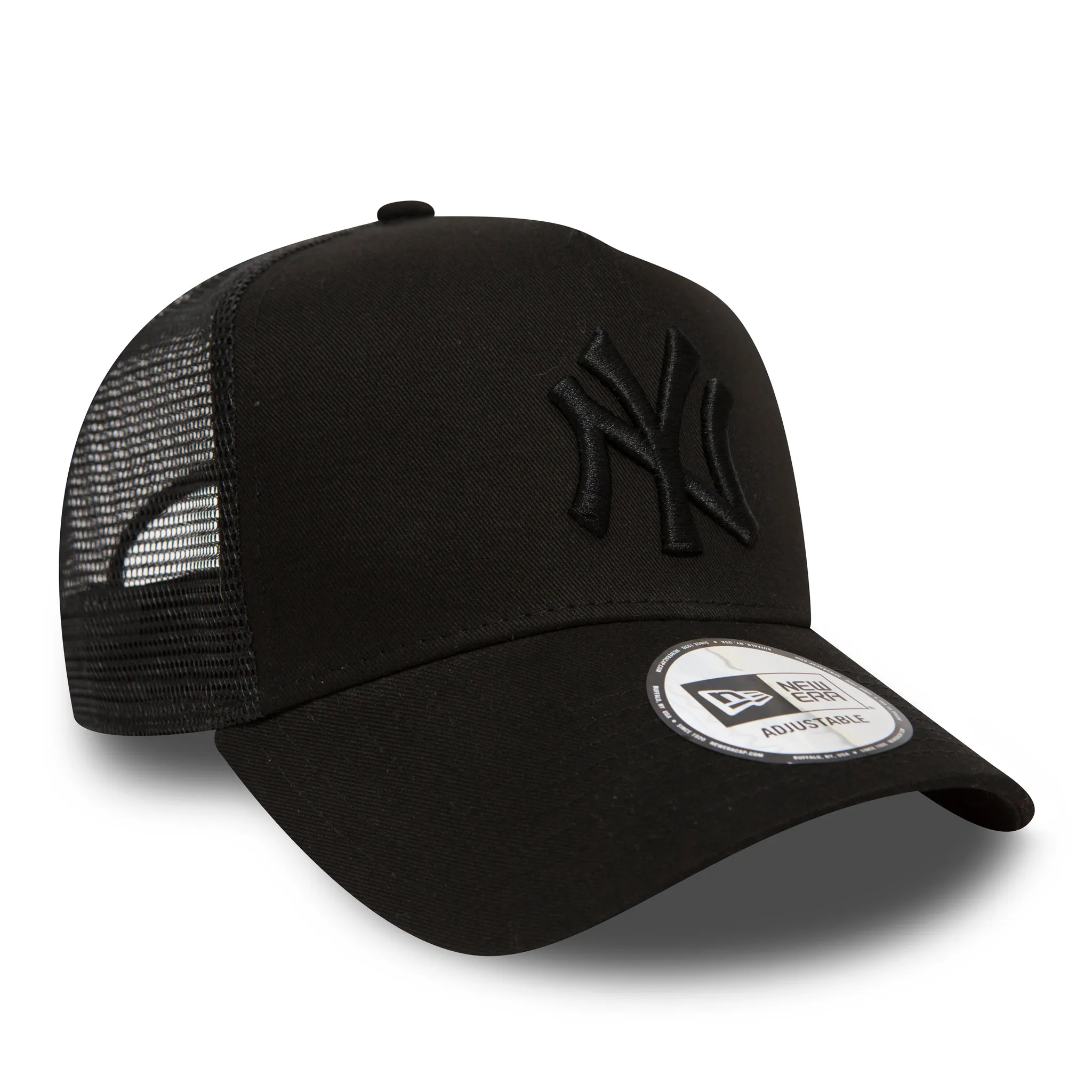 new era Men's Clean Trucker New York Yankees, Black/Black