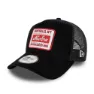new era Men's Ne Patch Cord Trucker, Black