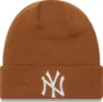 new era New York Yankees League Essential Cuff Knit Beanie Hat