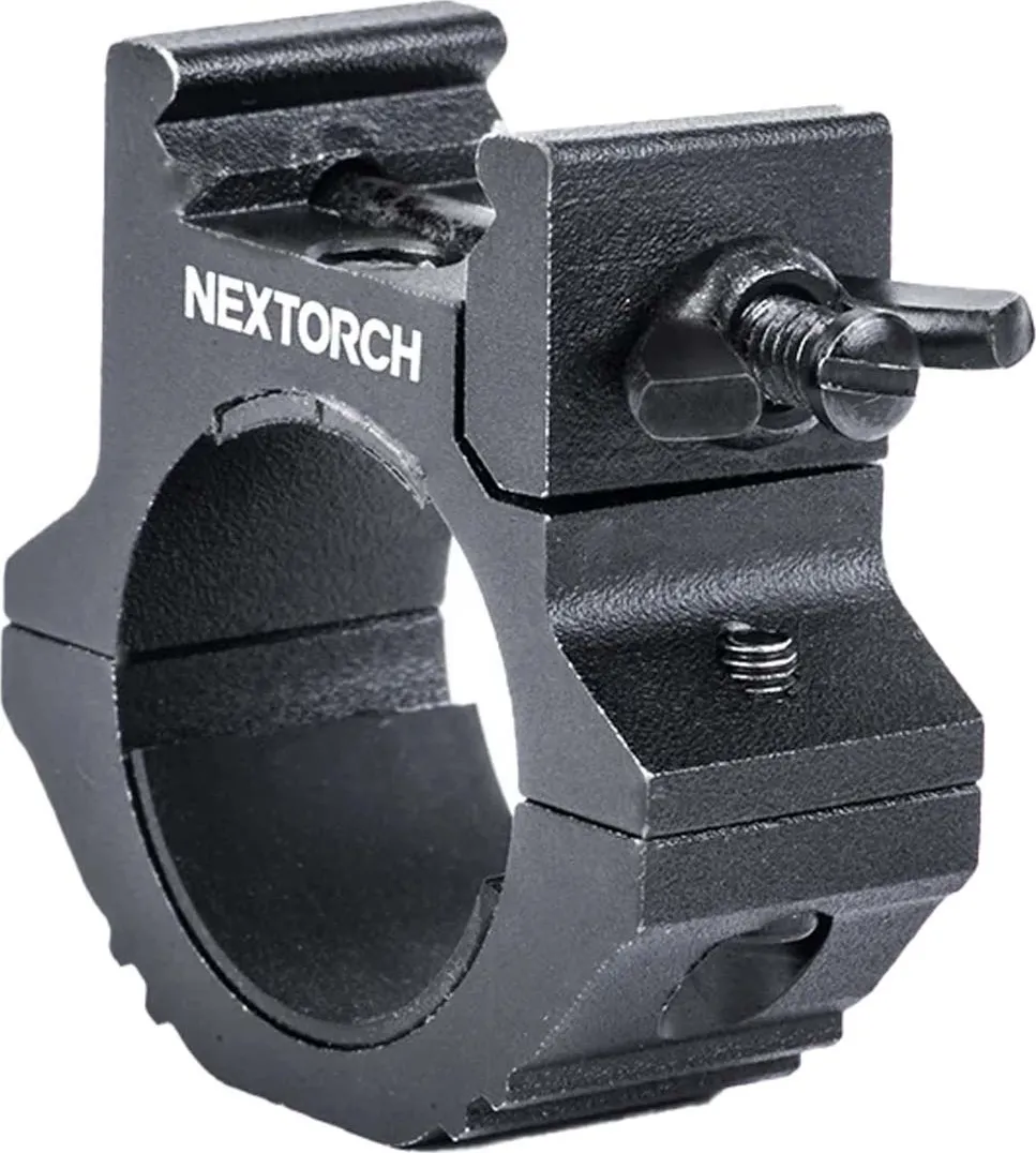 NexTorch Flashlight Picatinny Mount, Black, One Size NexTorch Flashlight Picatinny Mount, Black, One Size