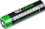NexTorch Laddningsbart Batteri integread laddport, Black, One Size