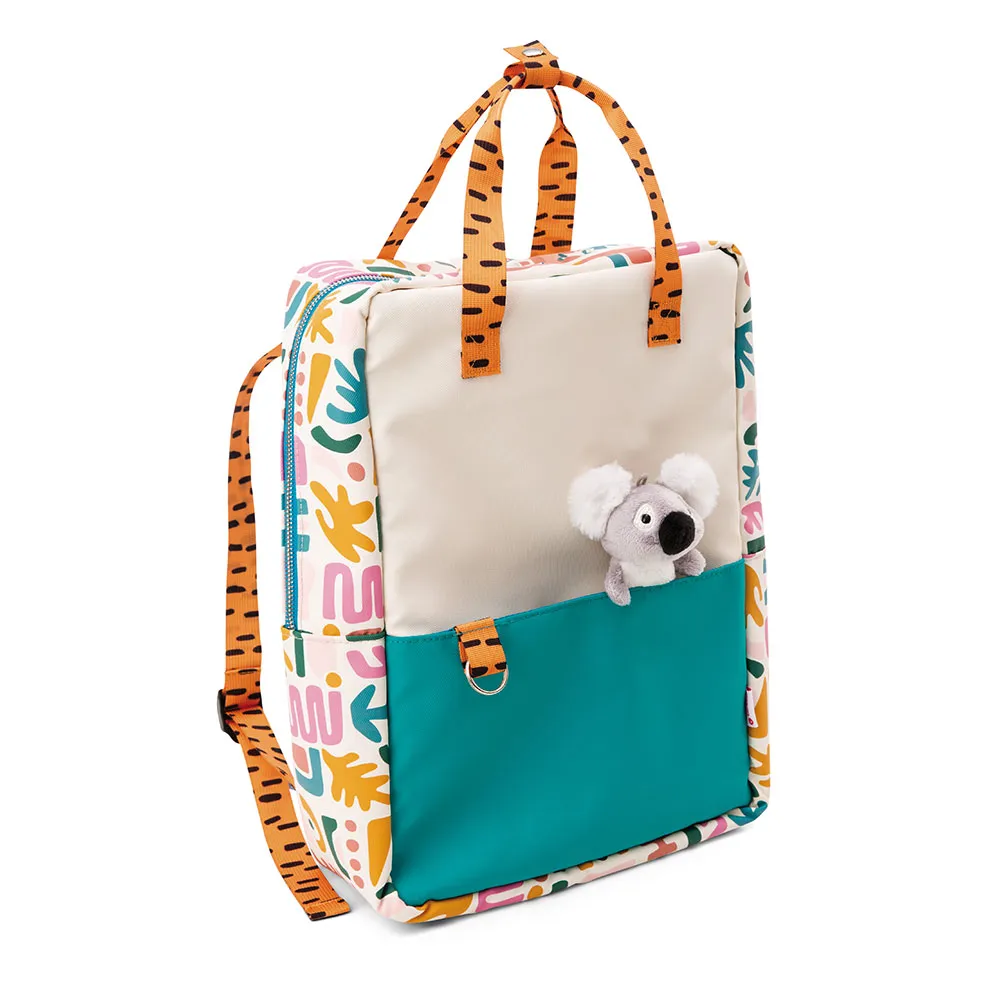 Nici Wild Friends Ryggsäck 21x26 Cm, Multicolor Nici Wild Friends Ryggsäck 21x26 Cm, Multicolor