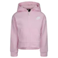 Nike Club Fleece High Low Sweatshirt Med Dragkedja