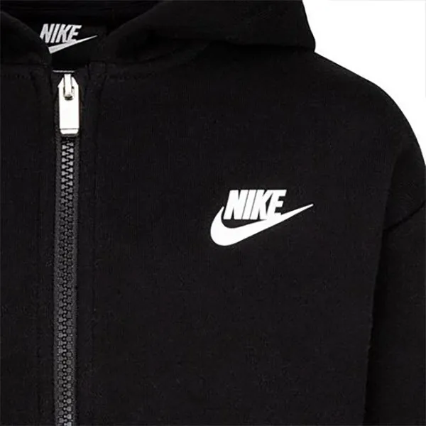 Nike Club Fleece High Low Sweatshirt Med Dragkedja