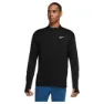 Nike Dri Fit Element Tröja Med Halv Dragkedja male, Black / reflective silver, Regular