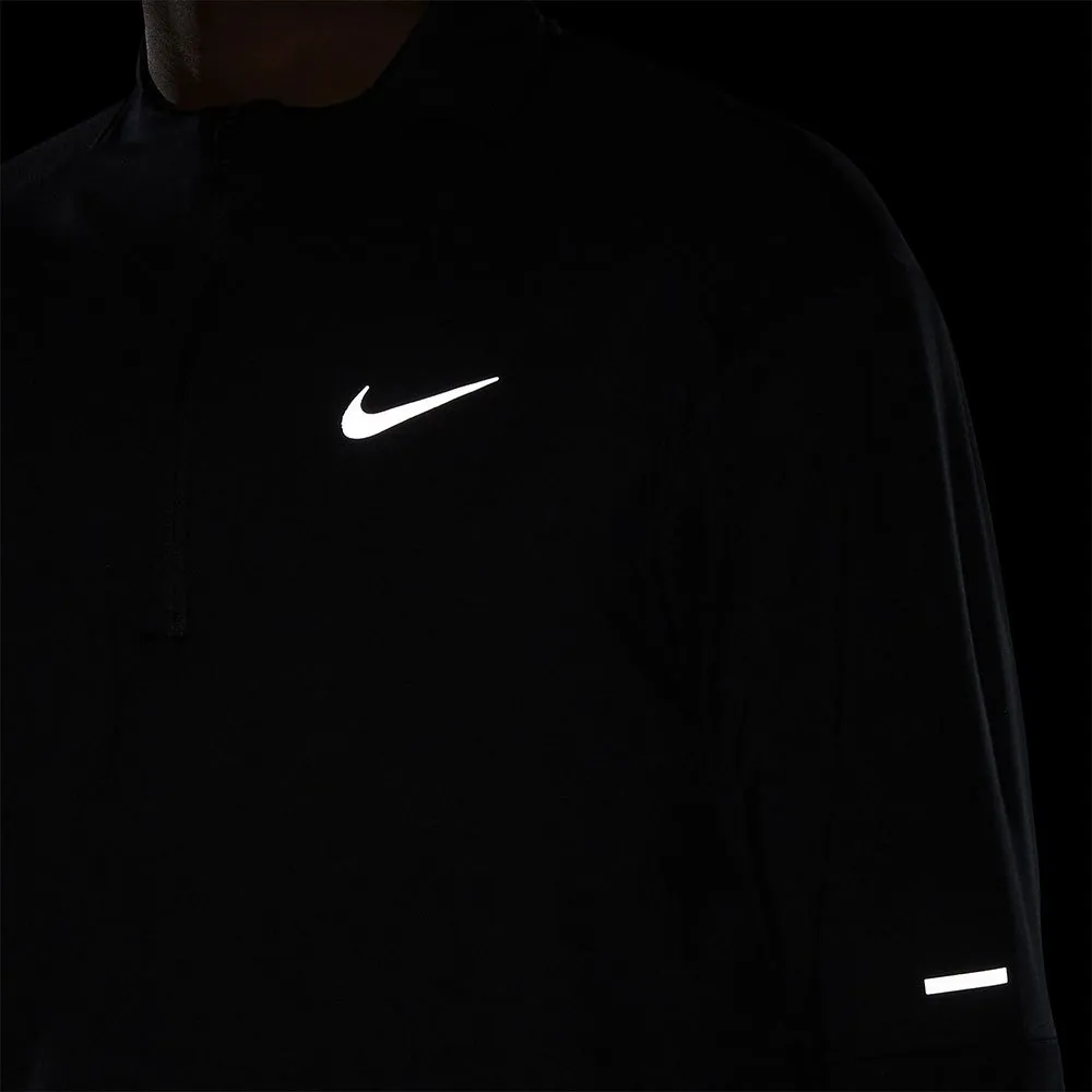 Nike Dri Fit Element Tröja Med Halv Dragkedja male, Black / reflective silver, Regular