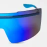 Nike Echo Shield Mirrored Solglasögon unisex, Navy / ultraviolet mirror, One Size