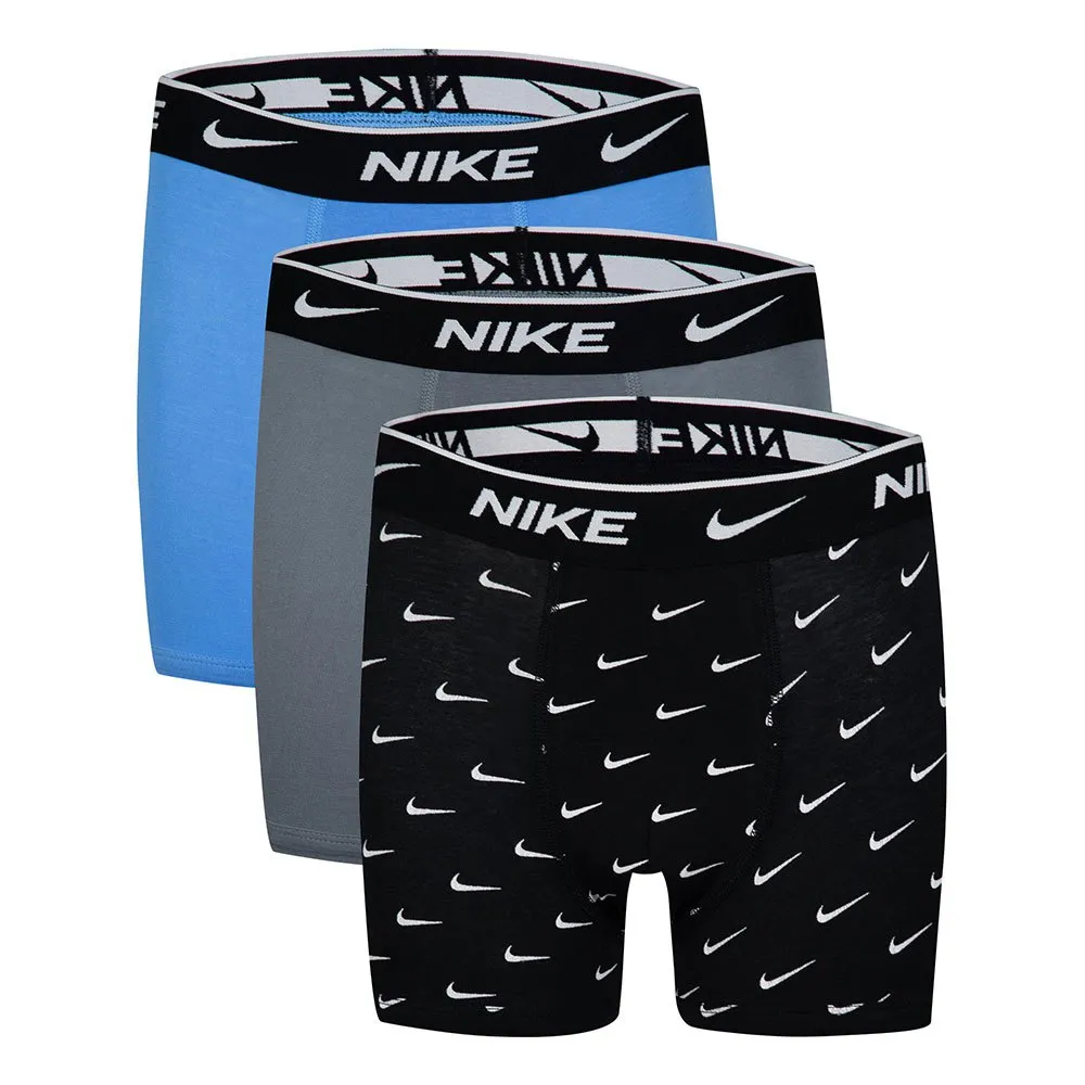 Nike Eday Cotton Printed Badbyxor Boxer 3 Enheter