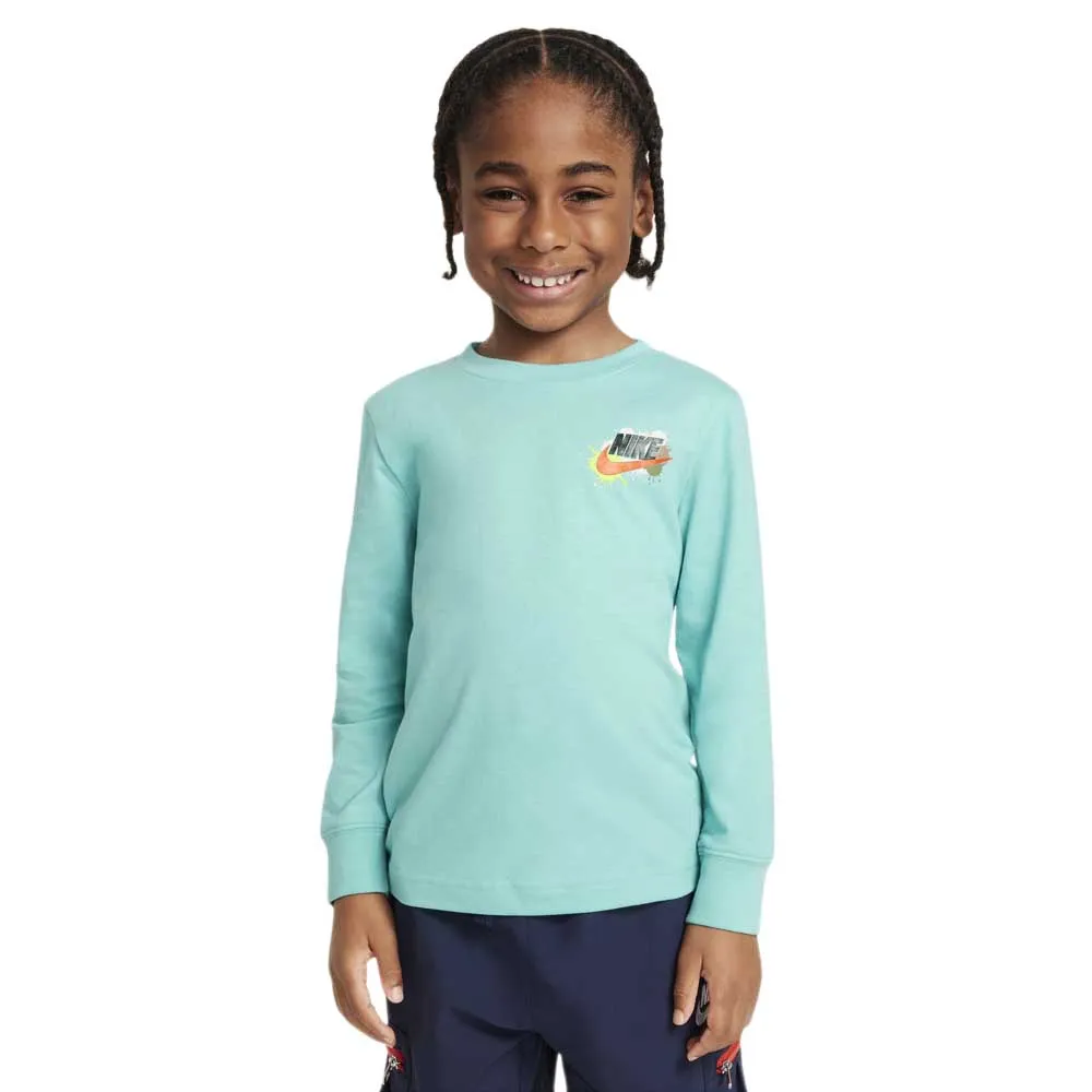 Nike Express Yourself T-shirt Med Lång ärm, Green frost, 6-7Y