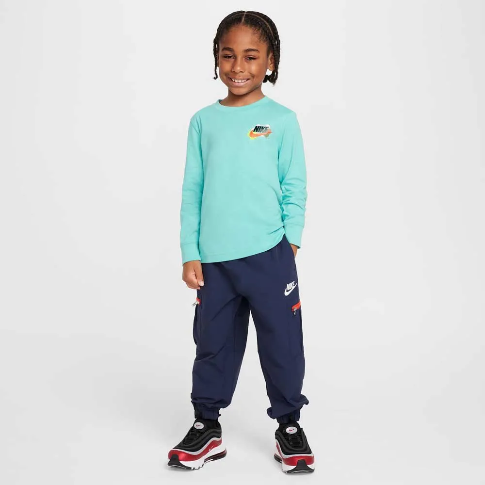 Nike Express Yourself T-shirt Med Lång ärm, Green frost, 6-7Y