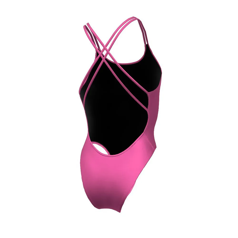 Nike Hydrastrong Solid Spiderback Baddräkt female Nike Hydrastrong Solid Spiderback Baddräkt female