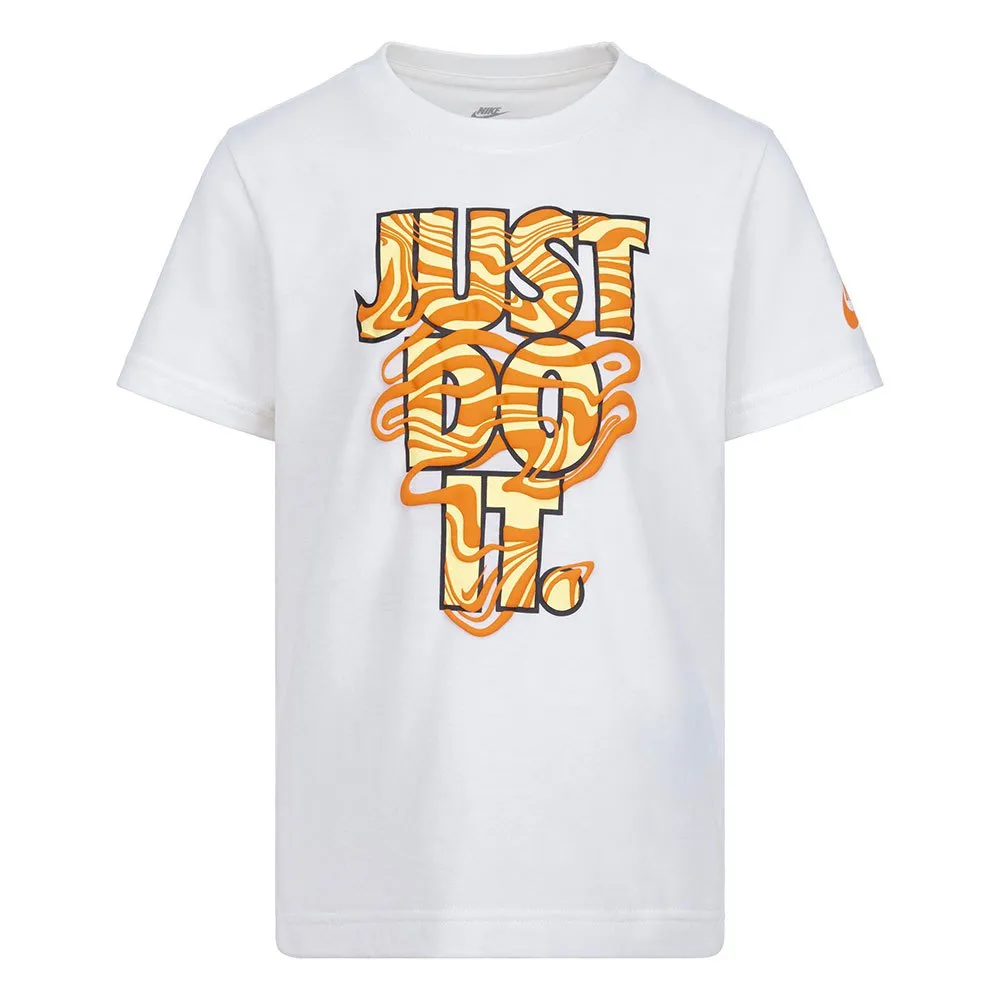 Nike Just Do It Waves T-shirt Med Korta ärmar, Sail, 6-7Y