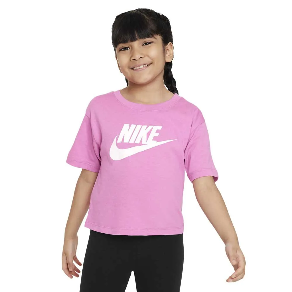 Nike Knit T-shirt Med Korta ärmar, Playful pink, 6-7Y
