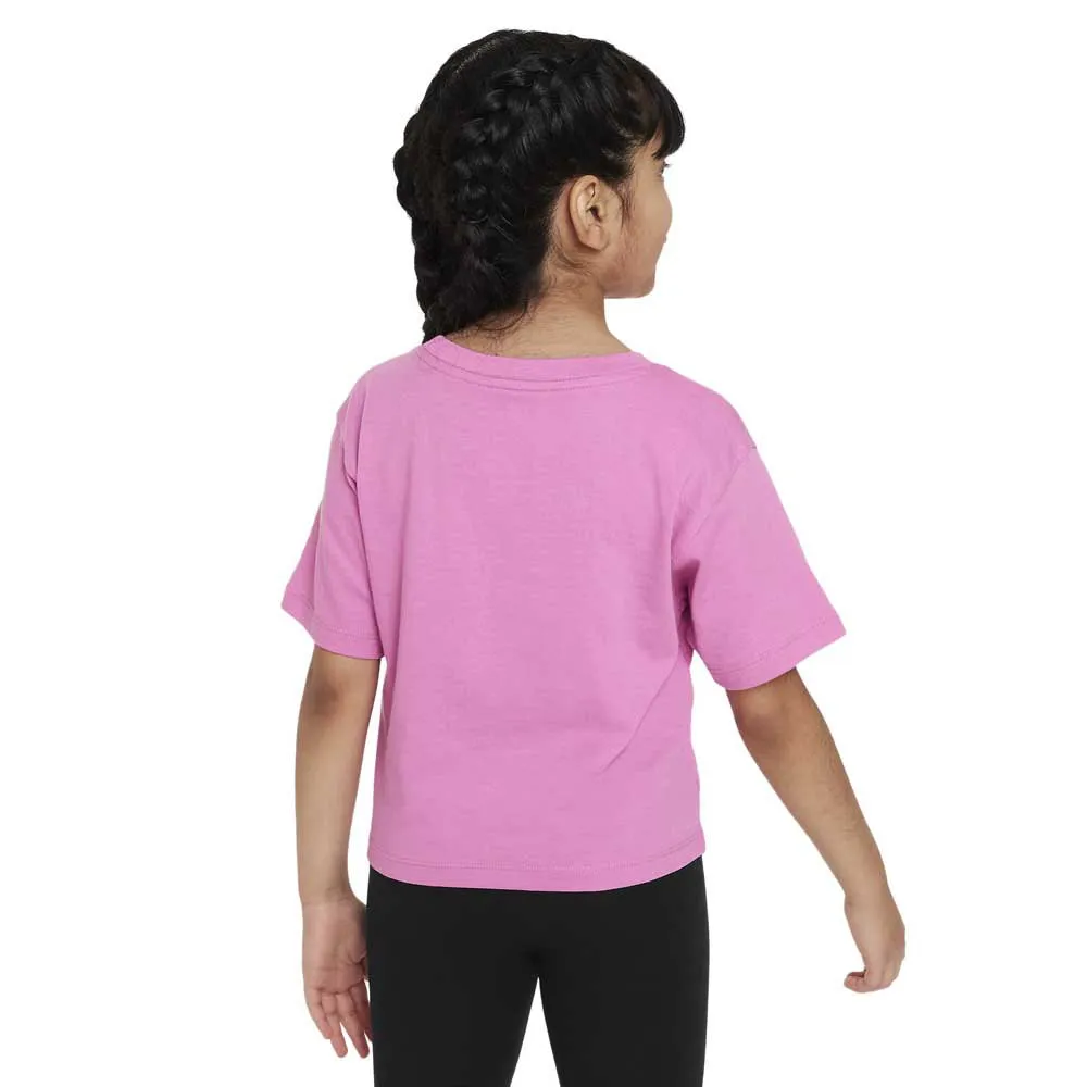 Nike Knit T-shirt Med Korta ärmar, Playful pink, 6-7Y