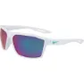 Nike Legend S Solglasögon, White / grey / teal, White/CAT3 Mirrored